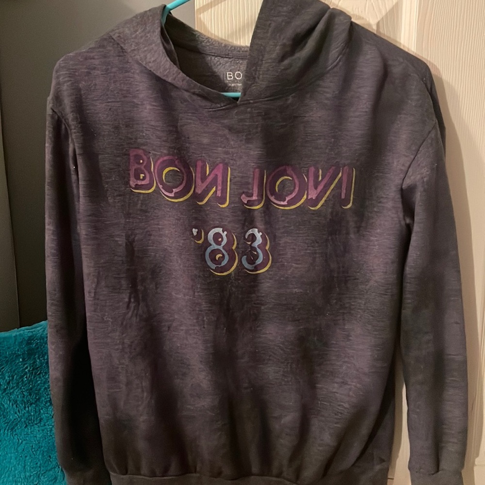 Bob Jovi Hoodie, Grey and Soft